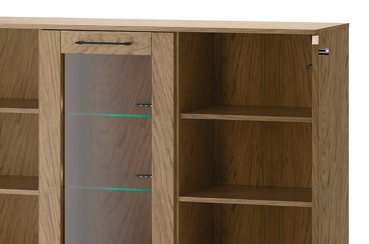 COZY 45 cómoda em carvalho rústico oleado, 140x90x42 cm | VESKOR