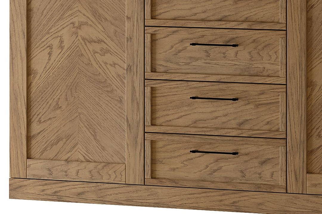 COZY 47 cómoda em carvalho rústico oleado, 170x90x42 cm | VESKOR