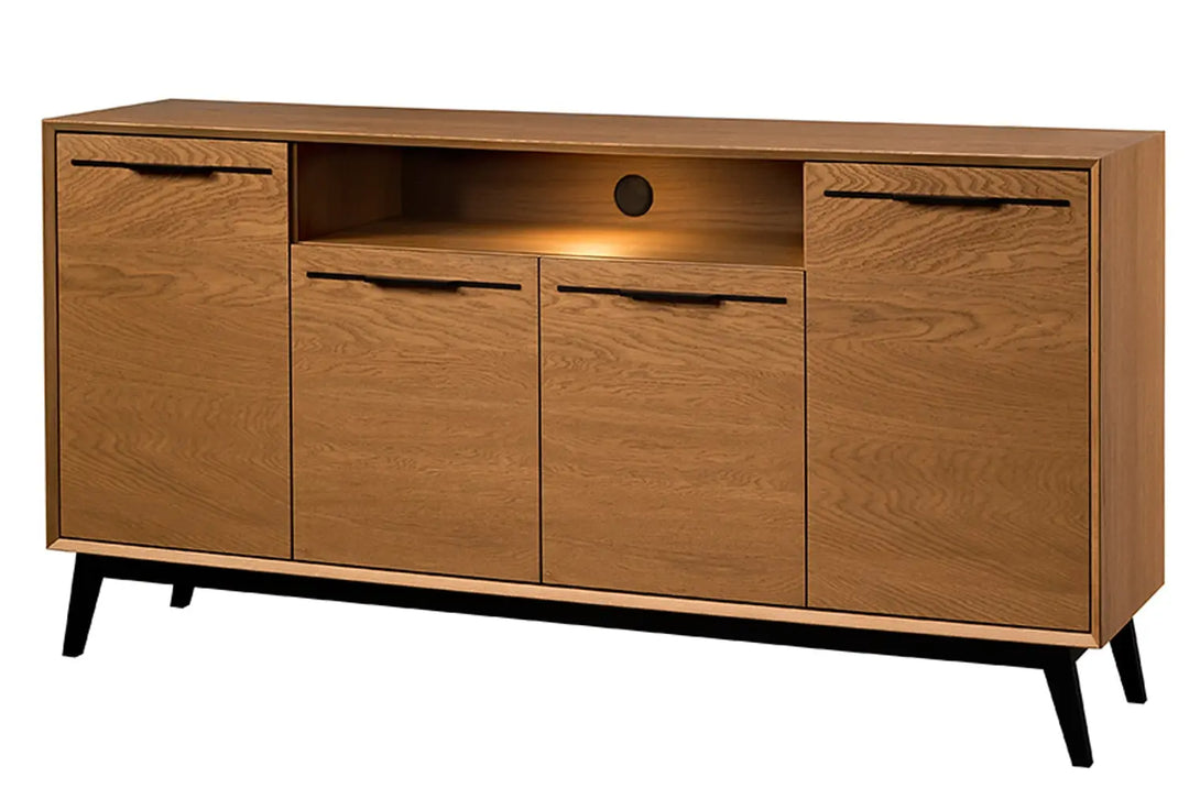 LAZURE 47 cómoda de carvalho rústico, 180×90×42 cm | VESKOR