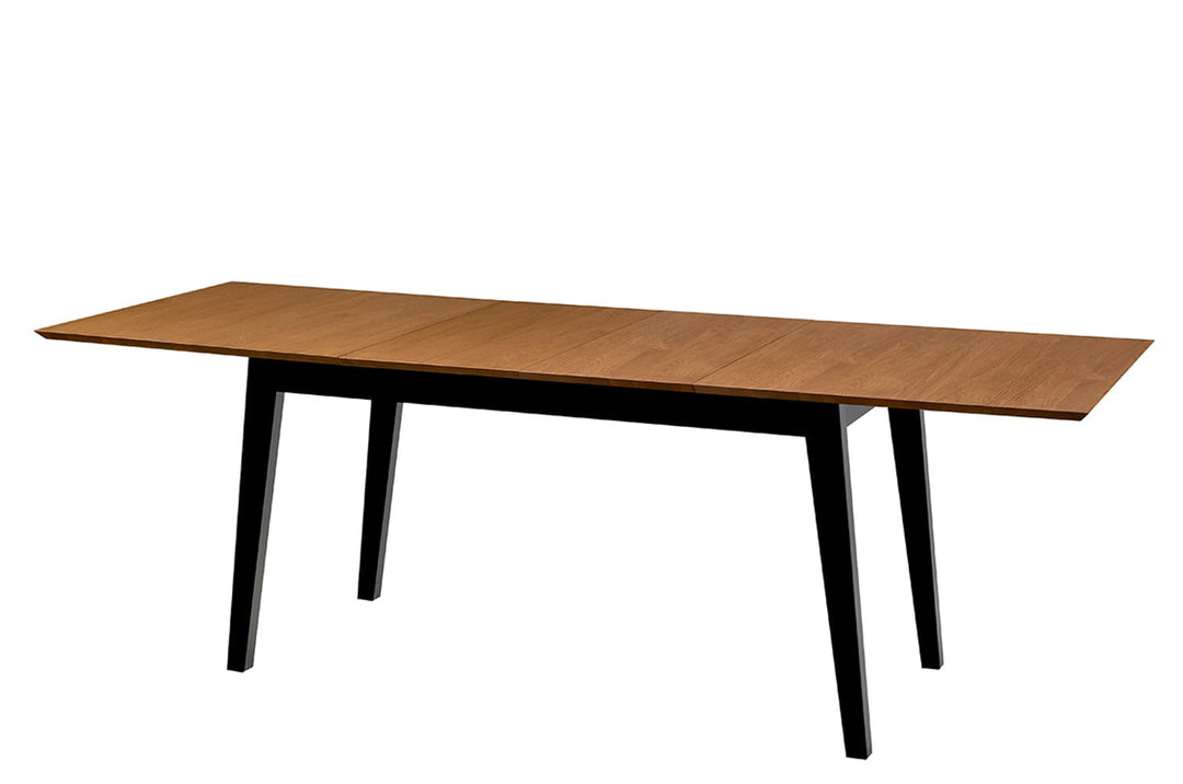 Mesa de jantar extensível em carvalho mel LAZURE 40, 160-240×85×76 cm | VESKOR