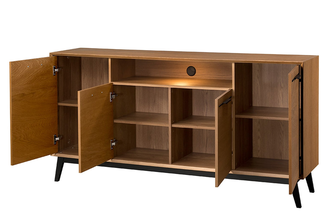 LAZURE 47 cómoda de carvalho rústico, 180×90×42 cm | VESKOR