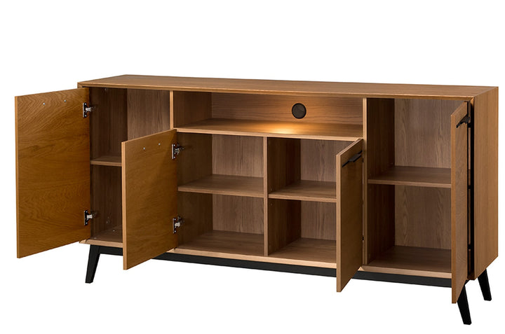 LAZURE 47 cómoda de carvalho rústico, 180×90×42 cm | VESKOR