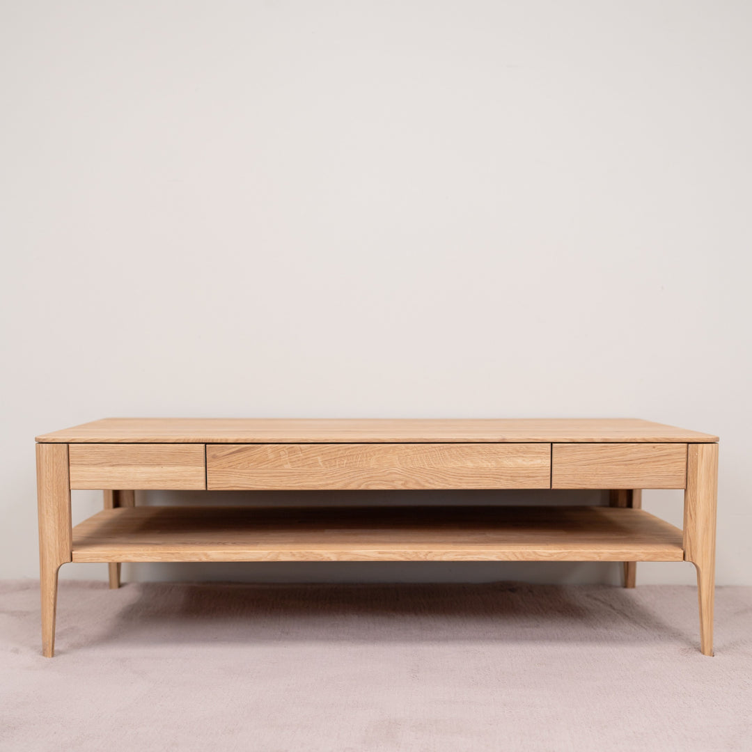 Mesa de centro em carvalho maciço Narvik, 120х60х40 cm. | VESKOR
