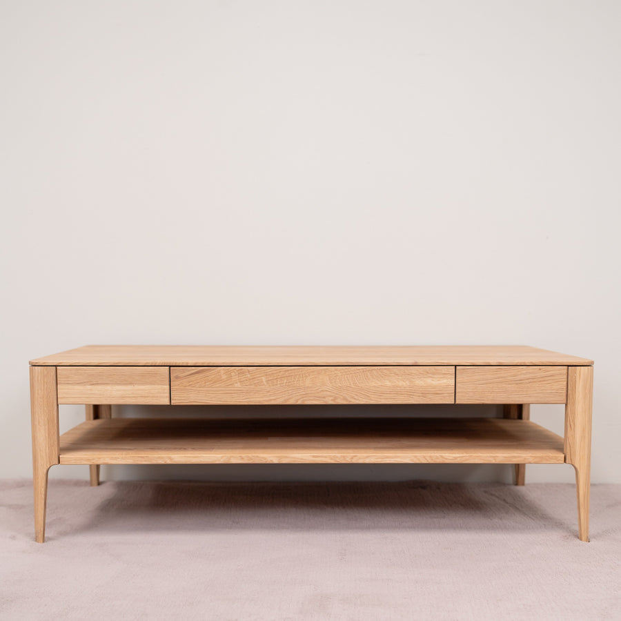 Mesa de centro em carvalho maciço Narvik, 120х60х40 cm. | VESKOR