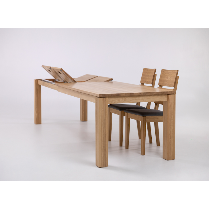 Mesa de jantar extensível em madeira maciça LUX 2020 | KARPIS