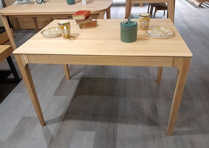 Mesa de jantar fixa de madeira maciça CREATIV | KARPIS