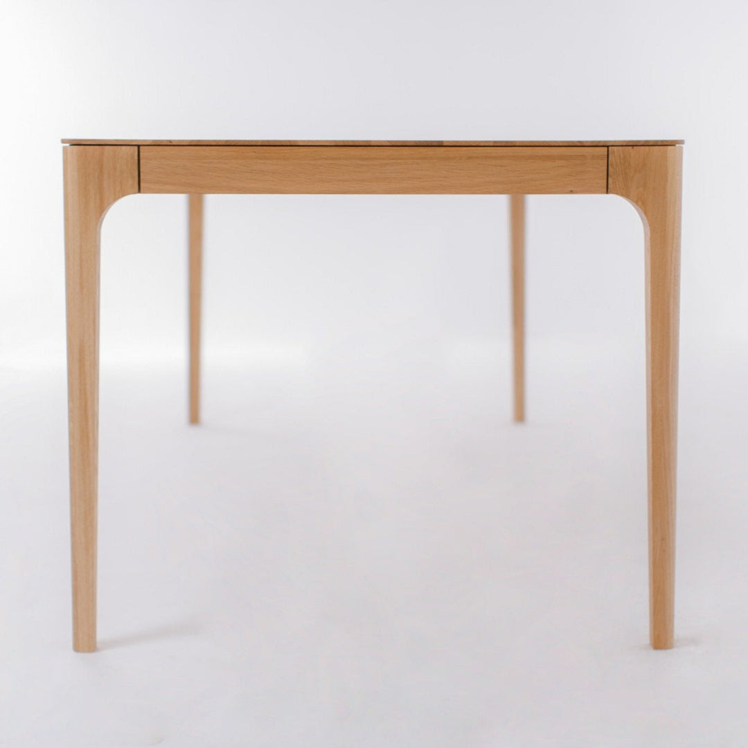 Mesa de jantar em carvalho maciço faia sustentável karpis mobel.store