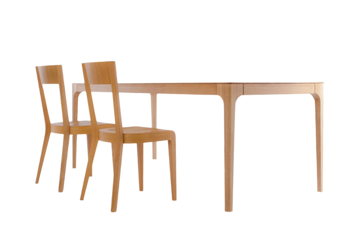 Mesa de jantar em carvalho maciço faia sustentável karpis mobel.store