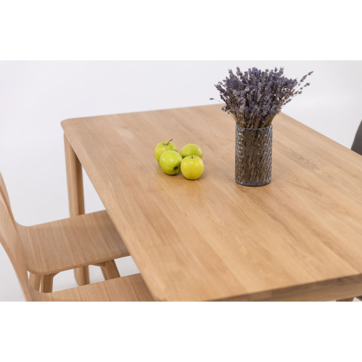 Mesa de jantar extensível em madeira maciça GOLF | KARPIS