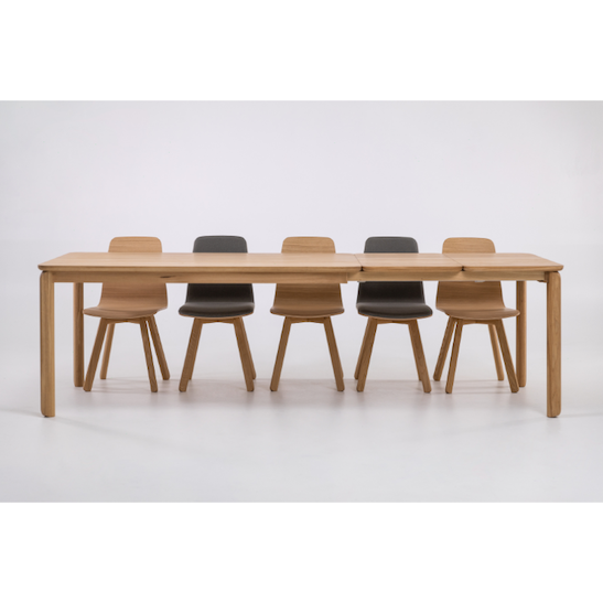 Mesa de jantar extensível em madeira maciça GOLF | KARPIS
