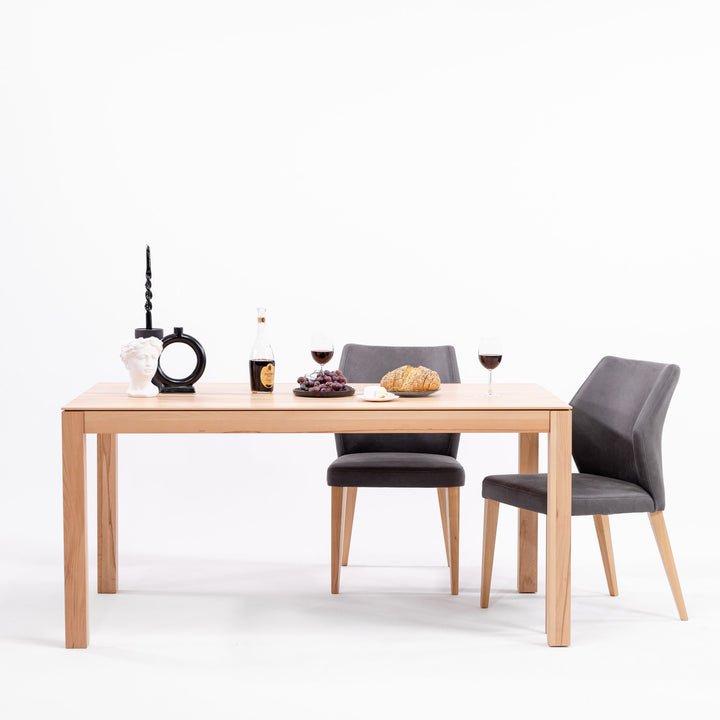 Mesa de jantar extensível em madeira maciça VERDI | KARPIS
