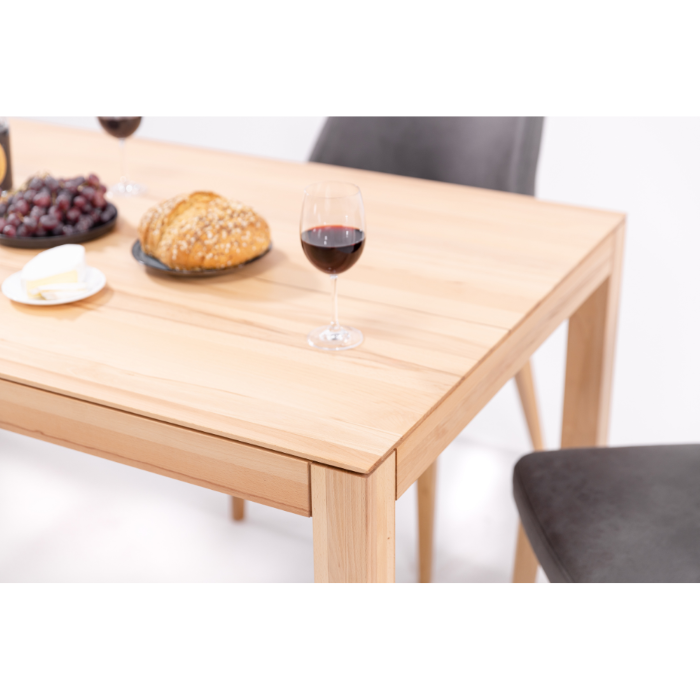 Mesa de jantar extensível em madeira maciça VERDI | KARPIS