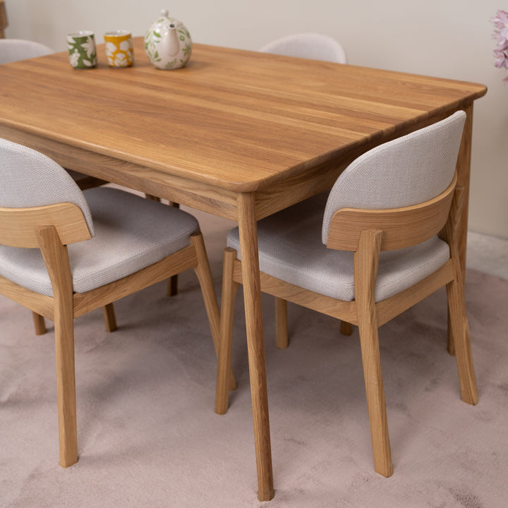 Mesa de jantar extensível em carvalho maciço ASTRID | VESKOR