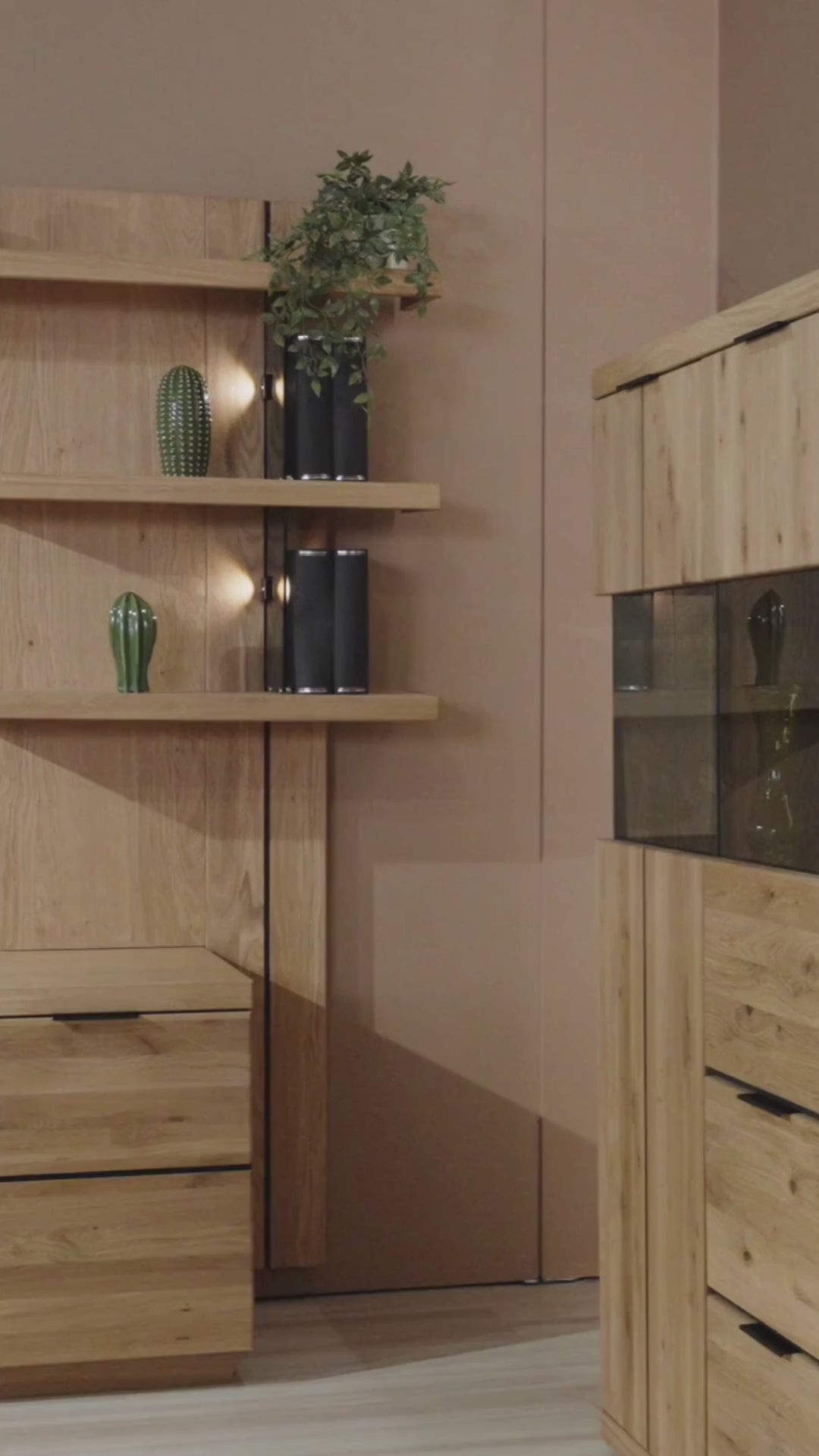 Cómoda em carvalho NAPOLI 20, 180×46×92 cm | VESKOR