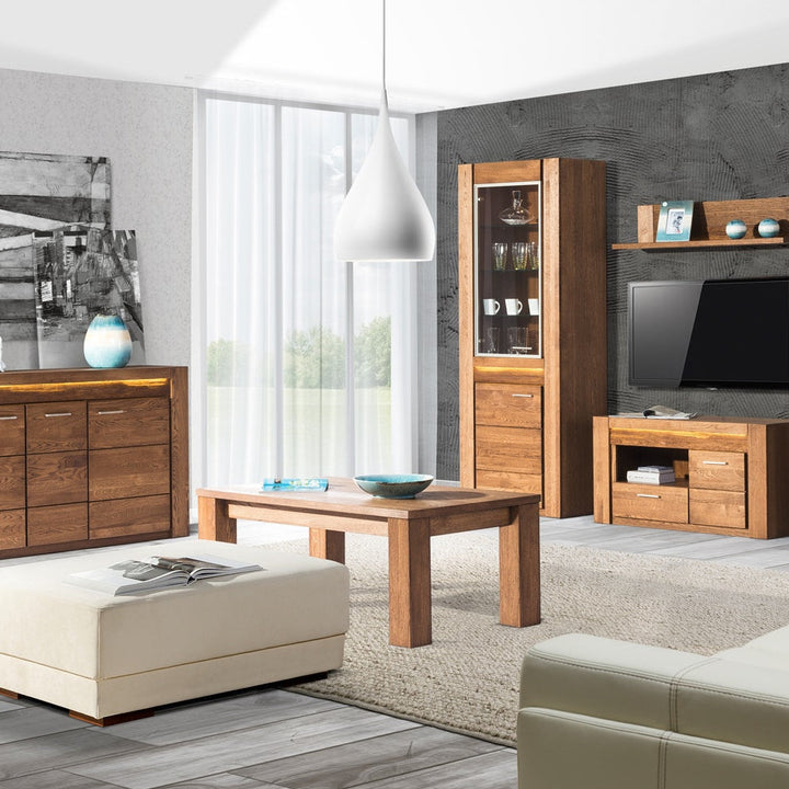 Mesa de centro em madeira de carvalho VELVET 41, 120x70x48 cm | VESKOR