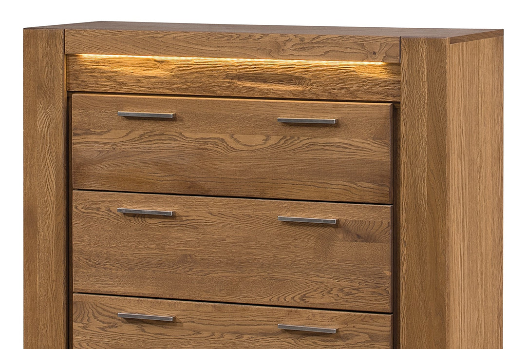 VELVET 75 cómoda em carvalho, 105x42x110 cm | VESKOR