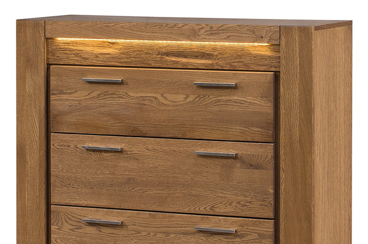 VELVET 75 cómoda em carvalho, 105x42x110 cm | VESKOR