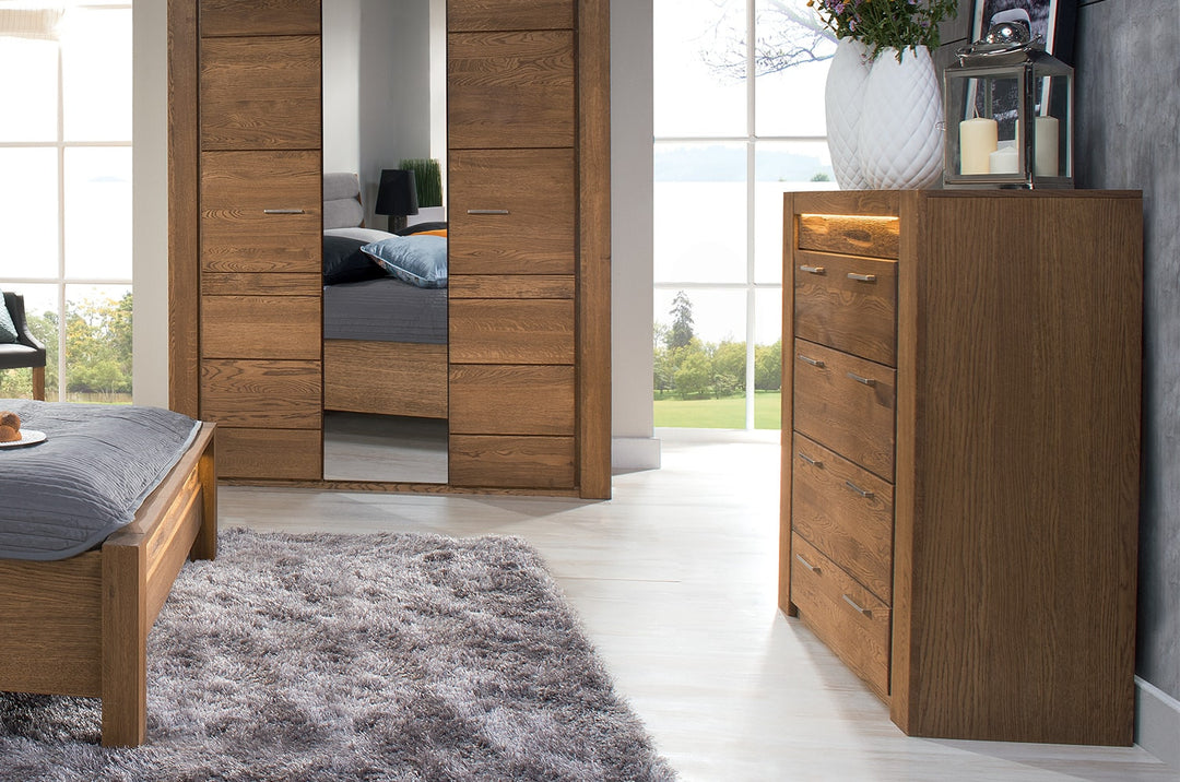 VELVET 75 cómoda em carvalho, 105x42x110 cm | VESKOR