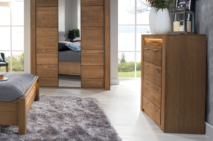 VELVET 75 cómoda em carvalho, 105x42x110 cm | VESKOR