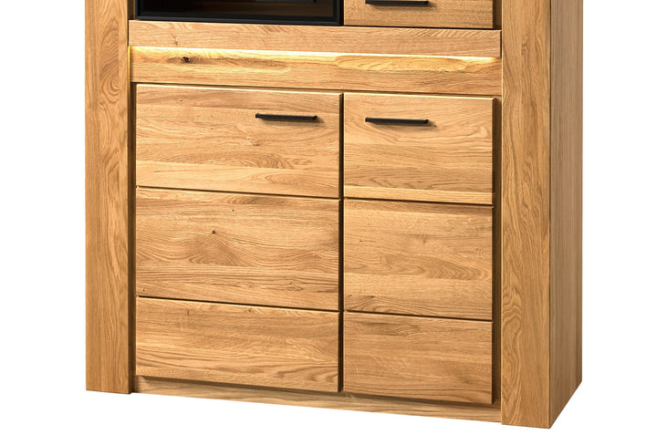 VELVET 15 vitrina em carvalho, 110x42x150 cm | VESKOR