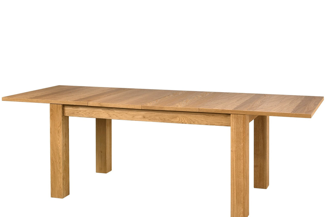 Mesa de jantar extensível em madeira de carvalho VELVET 40, 160-250x90x78 cm | VESKOR