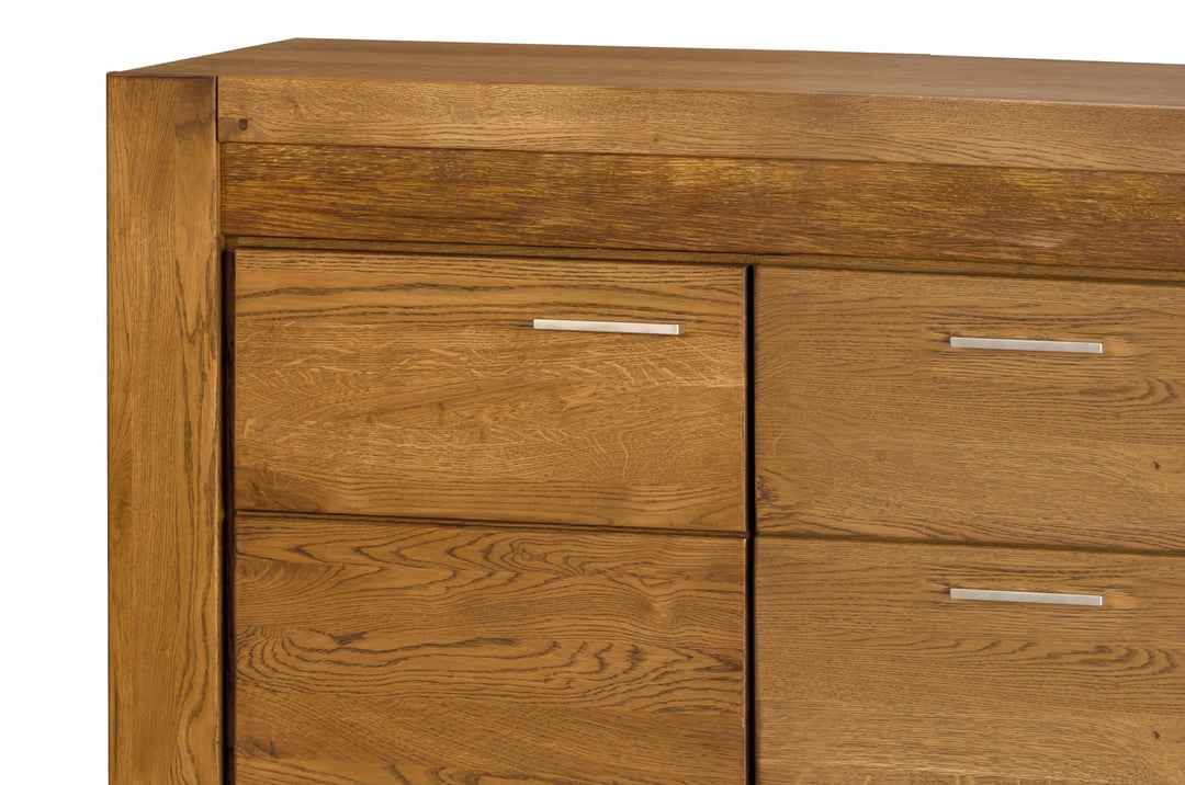 Cómoda em carvalho VELVET 47, 181x42x89 cm | VESKOR