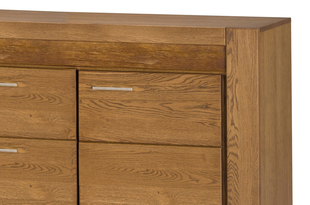 Cómoda em carvalho VELVET 47, 181x42x89 cm | VESKOR