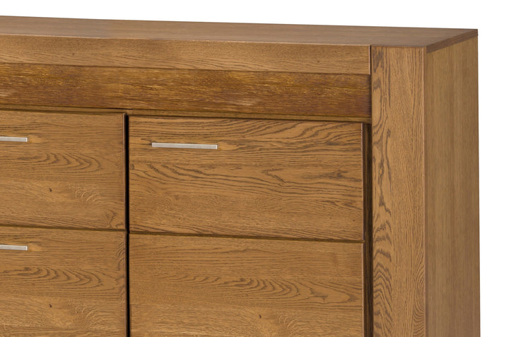 Cómoda em carvalho VELVET 47, 181x42x89 cm | VESKOR