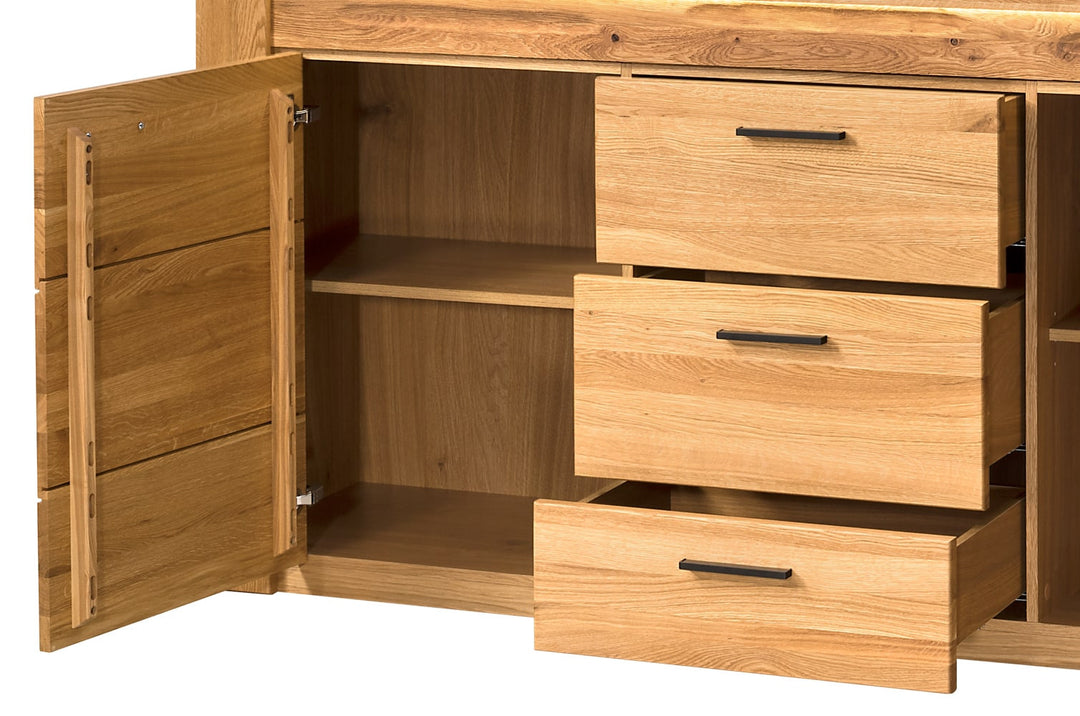 Cómoda em carvalho VELVET 47, 181x42x89 cm | VESKOR