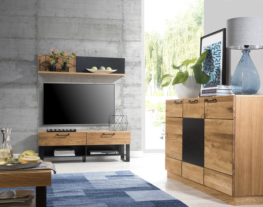 VESKOR Móveis em madeira de carvalho Mozaik, suporte para TV, aparadores Design escandinavo moderno nórdico 