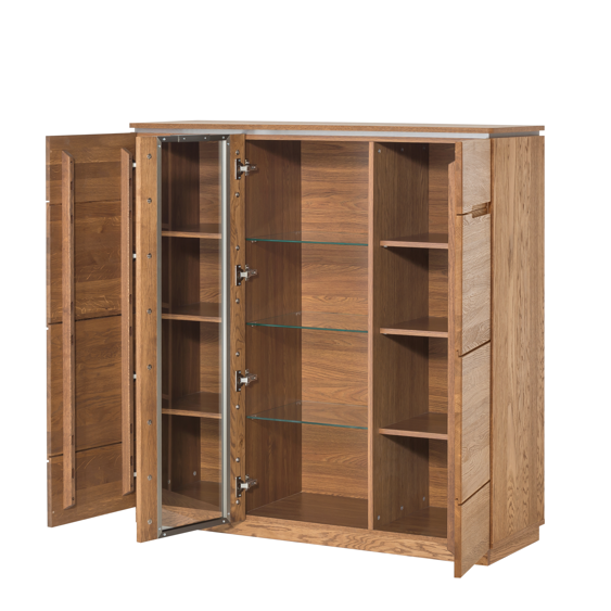 VESKOR Móveis de madeira de carvalho de Montenegro, vitrina, aparador, cómoda, mesa de jantar, mesa de centro, moderno, elegante, design nórdico